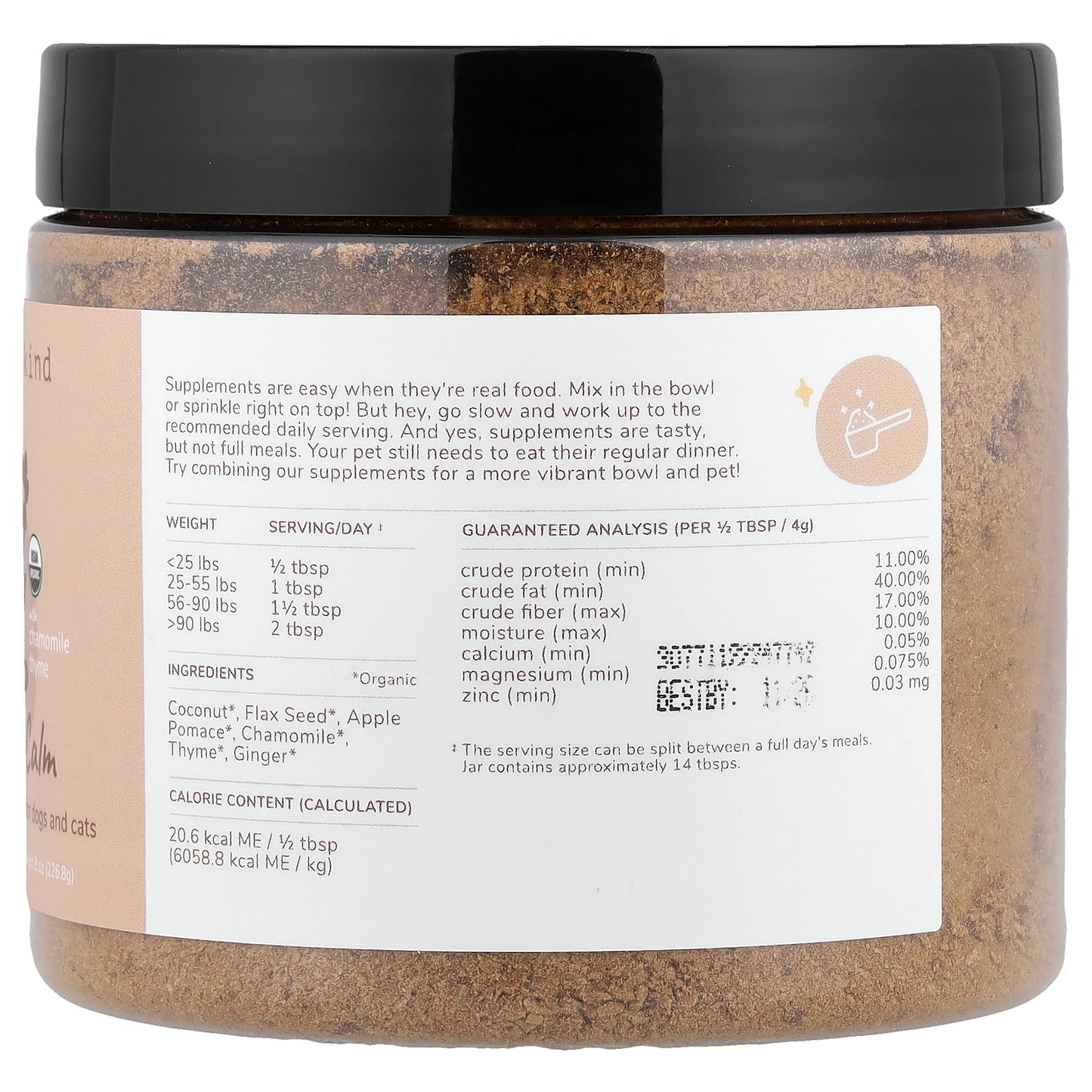 Kin+Kind, Healthy Calm With Chamomile Thyme, For Dogs and Cats, 8 oz (226.8 g)