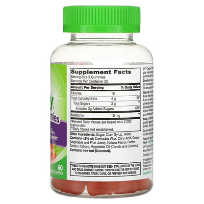 21st Century, VitaJoy® Melatonin Gummies, Strawberry, 60 Gummies (5 mg per Gummy)