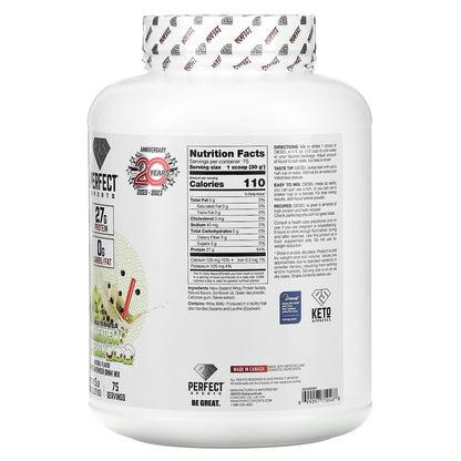 PERFECT Sports, Diesel, New Zealand Whey Isolate, Bubble Milk Tea, Honeydew Melon, 5 lbs (2.27 kg)