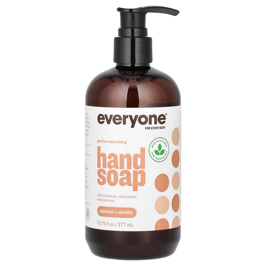 Everyone, Hand Soap, Apricot + Vanilla, 12.75 fl oz (377 ml)