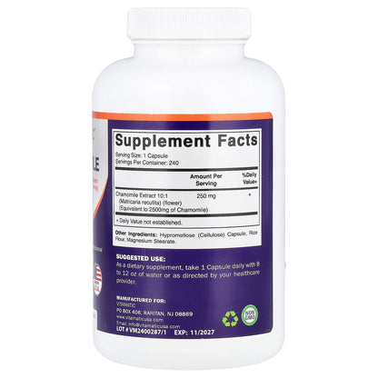 Vitamatic, Chamomile, 2,500 mg, 240 Vegetable Capsules