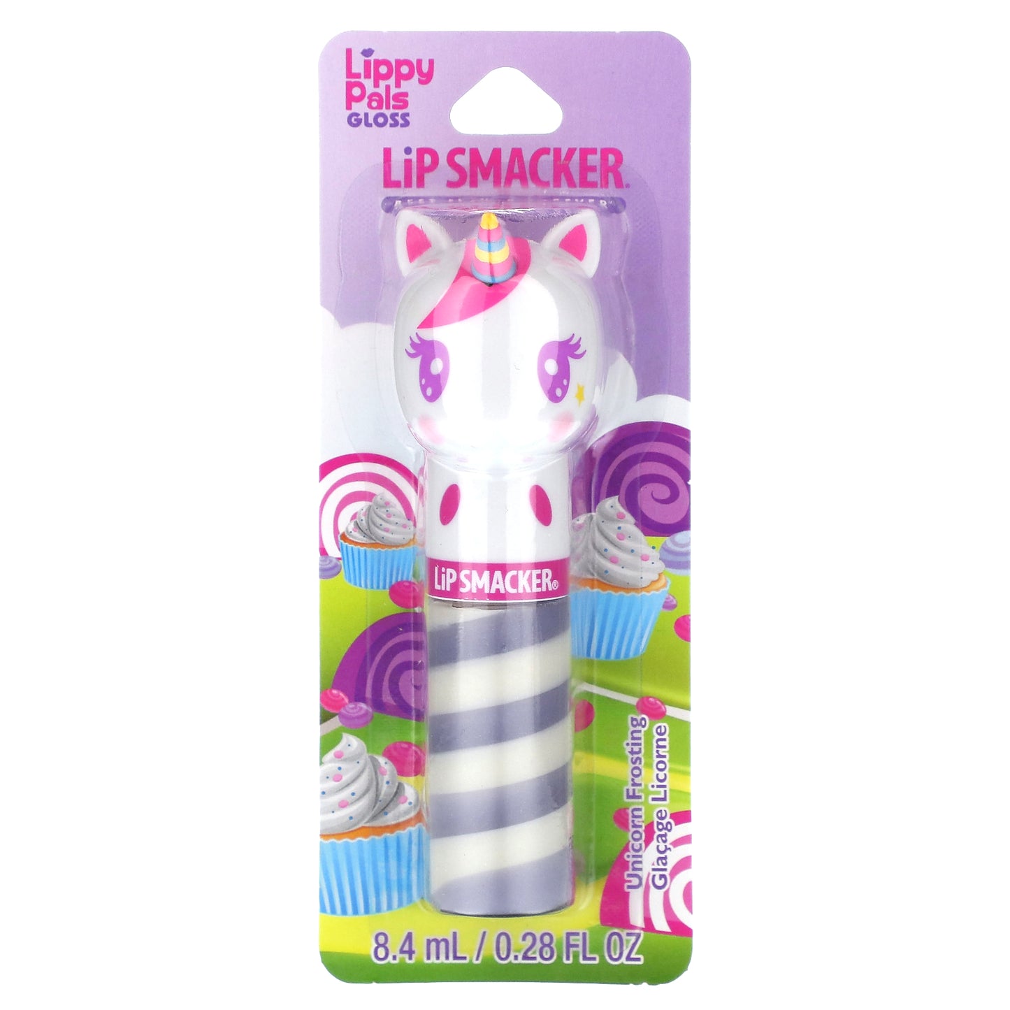 Lip Smacker, Lippy Pals Gloss, Unicorn, Unicorn Frosting, 0.28 fl oz (8.4 ml)