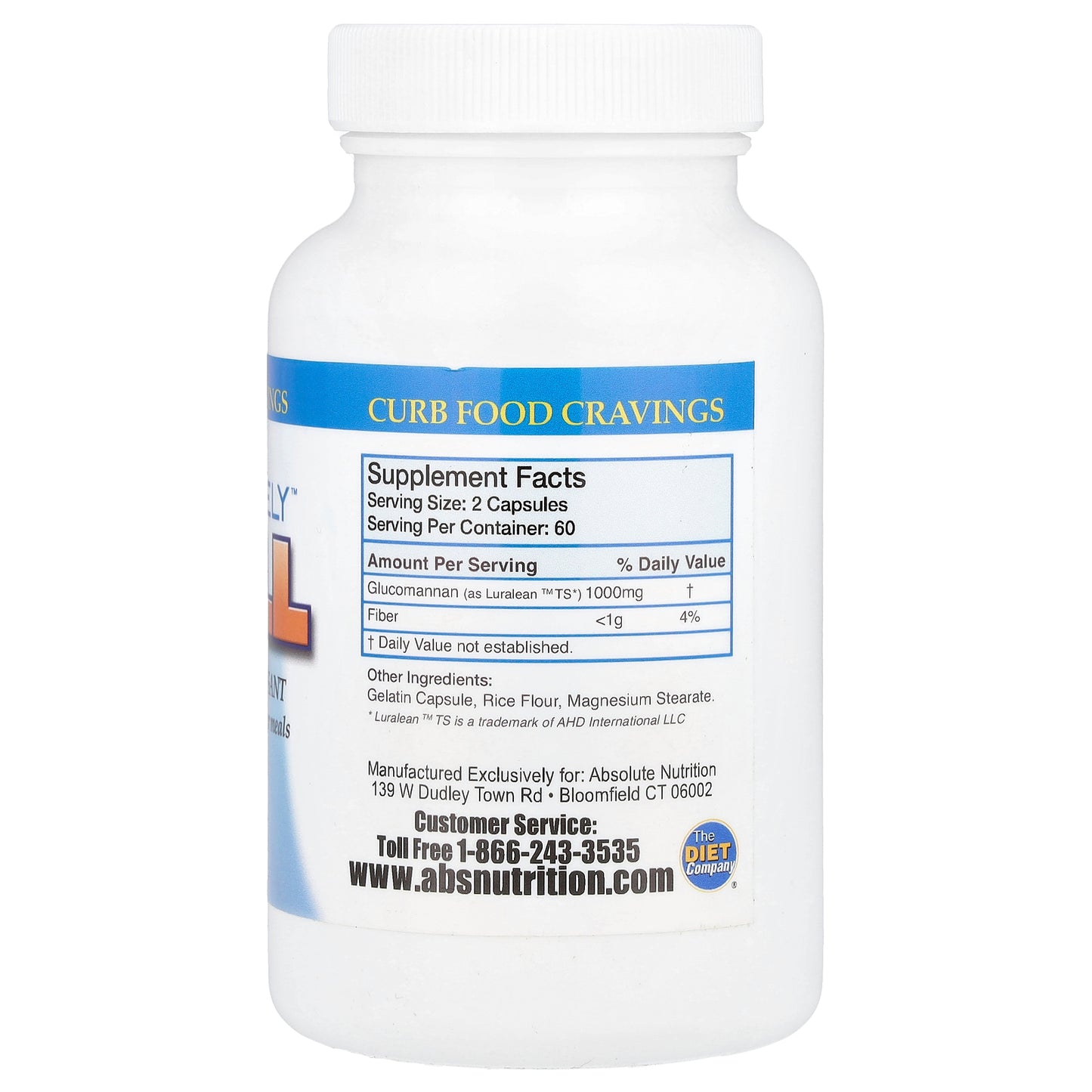 Absolute Nutrition, Absolutely Full, 120 Capsules