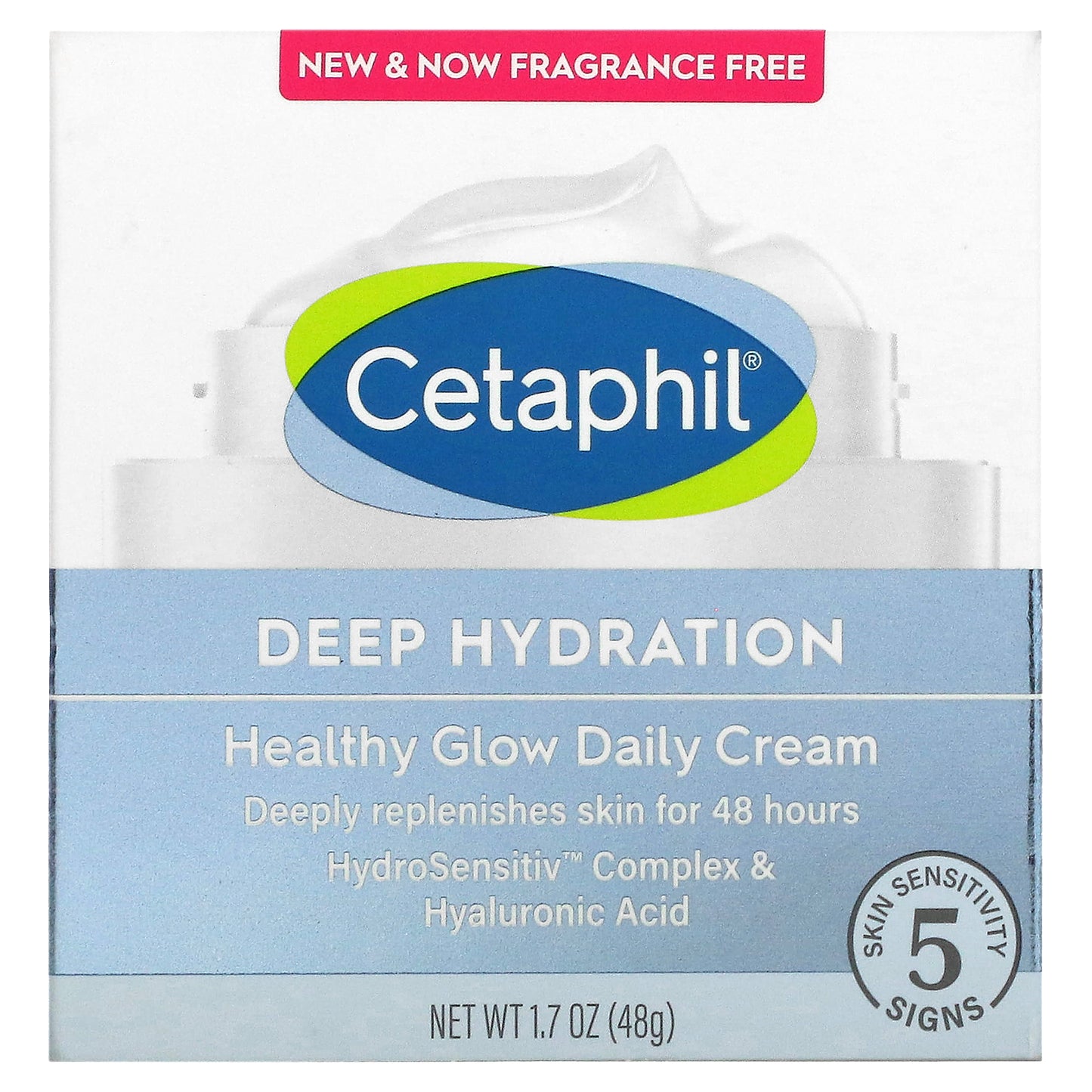 Cetaphil, Healthy Glow Daily Cream, Fragrance Free, 1.7 oz (48 g)