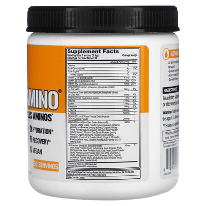 EVLution Nutrition, HydrAmino, Orange Mango, 8.4 oz (237 g)