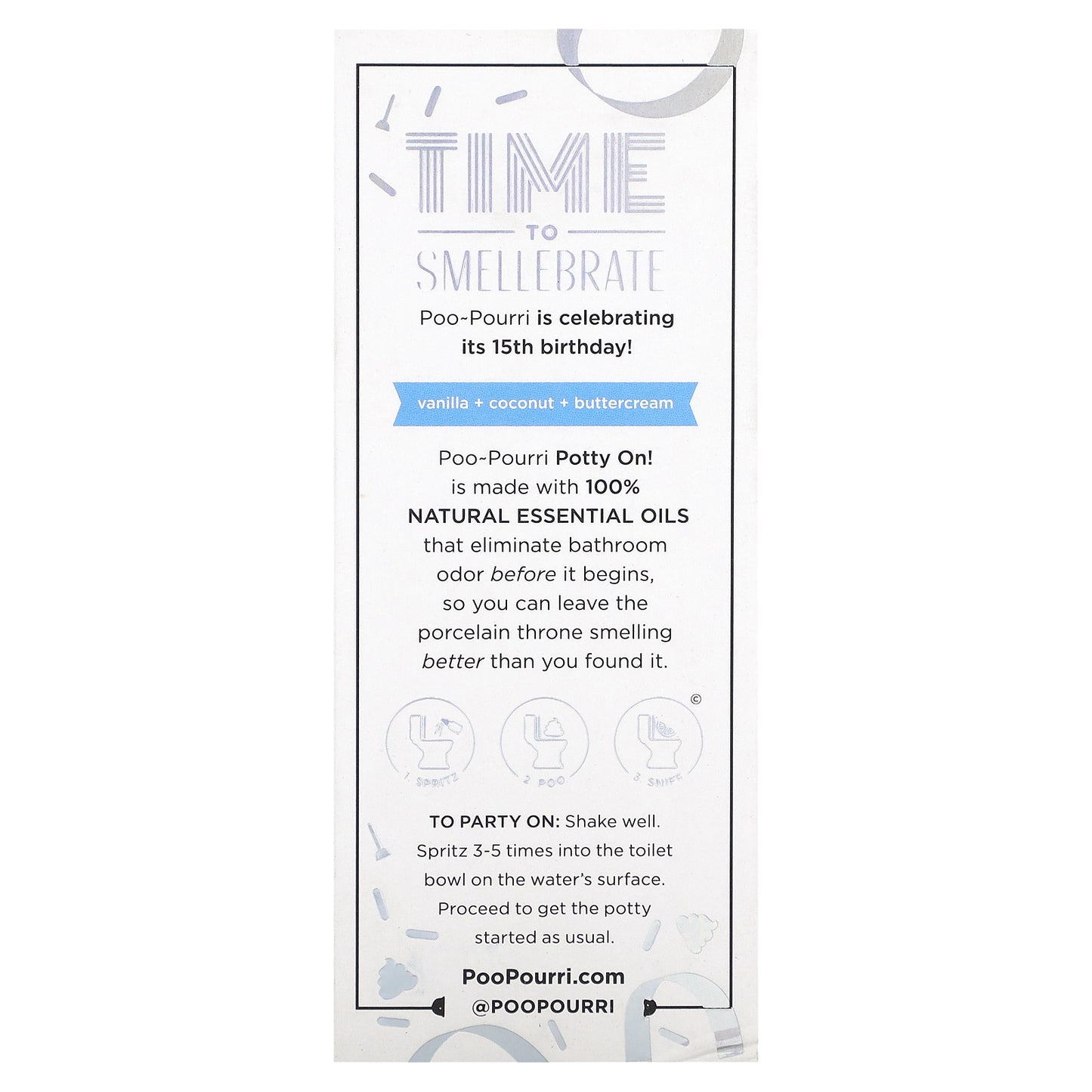 Poo-Pourri, Before-You-Go® Toilet Sprays, Potty On!, 2 fl oz (59 ml)