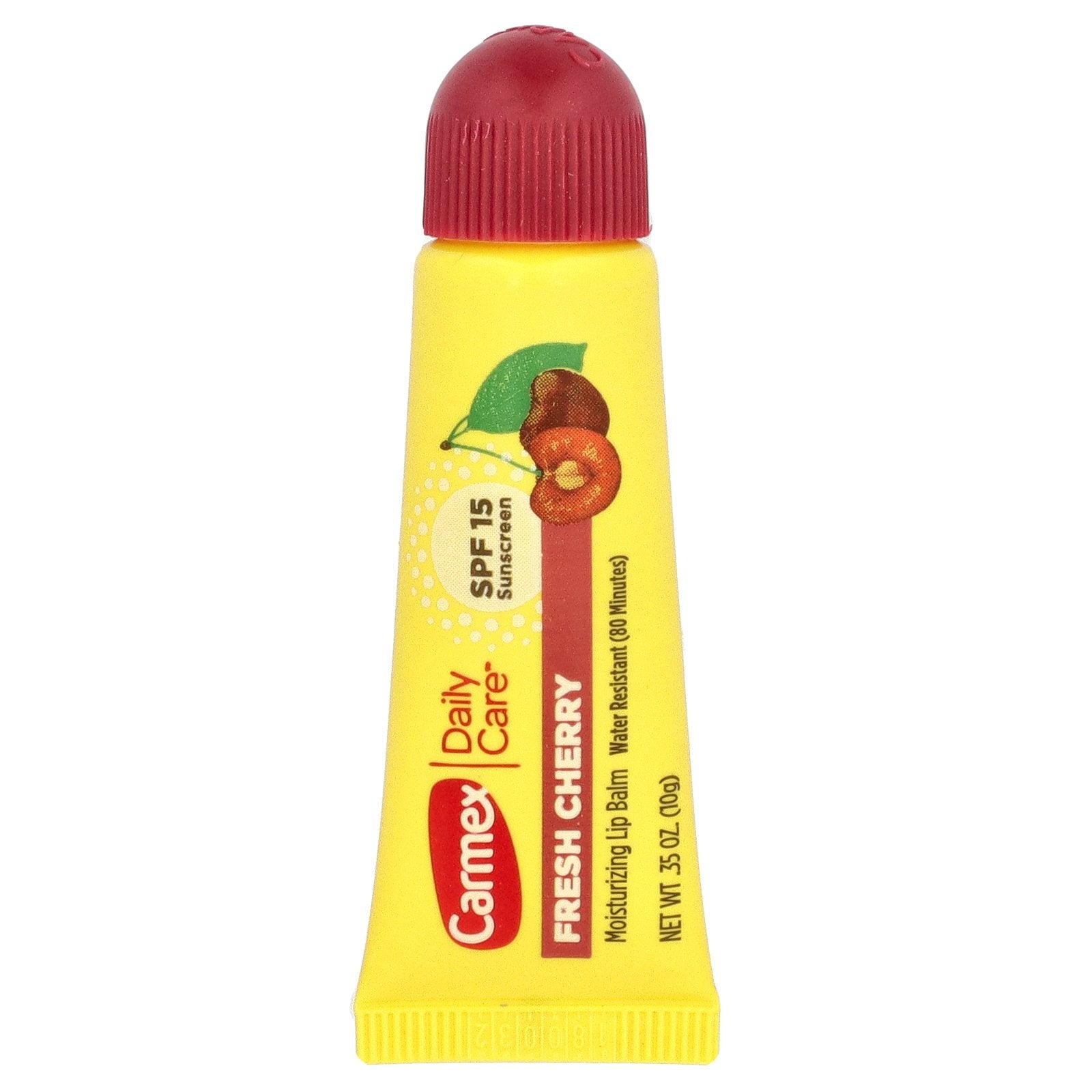 Carmex, Daily Care®, Moisturizing Lip Balm, SPF 15, Fresh Cherry, 0.35 oz (10 g)