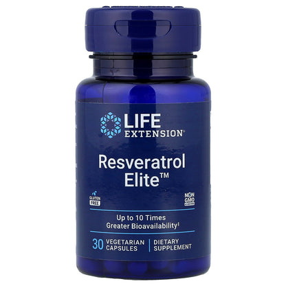 Life Extension, Resveratrol Elite™, 30 Vegetarian Capsules