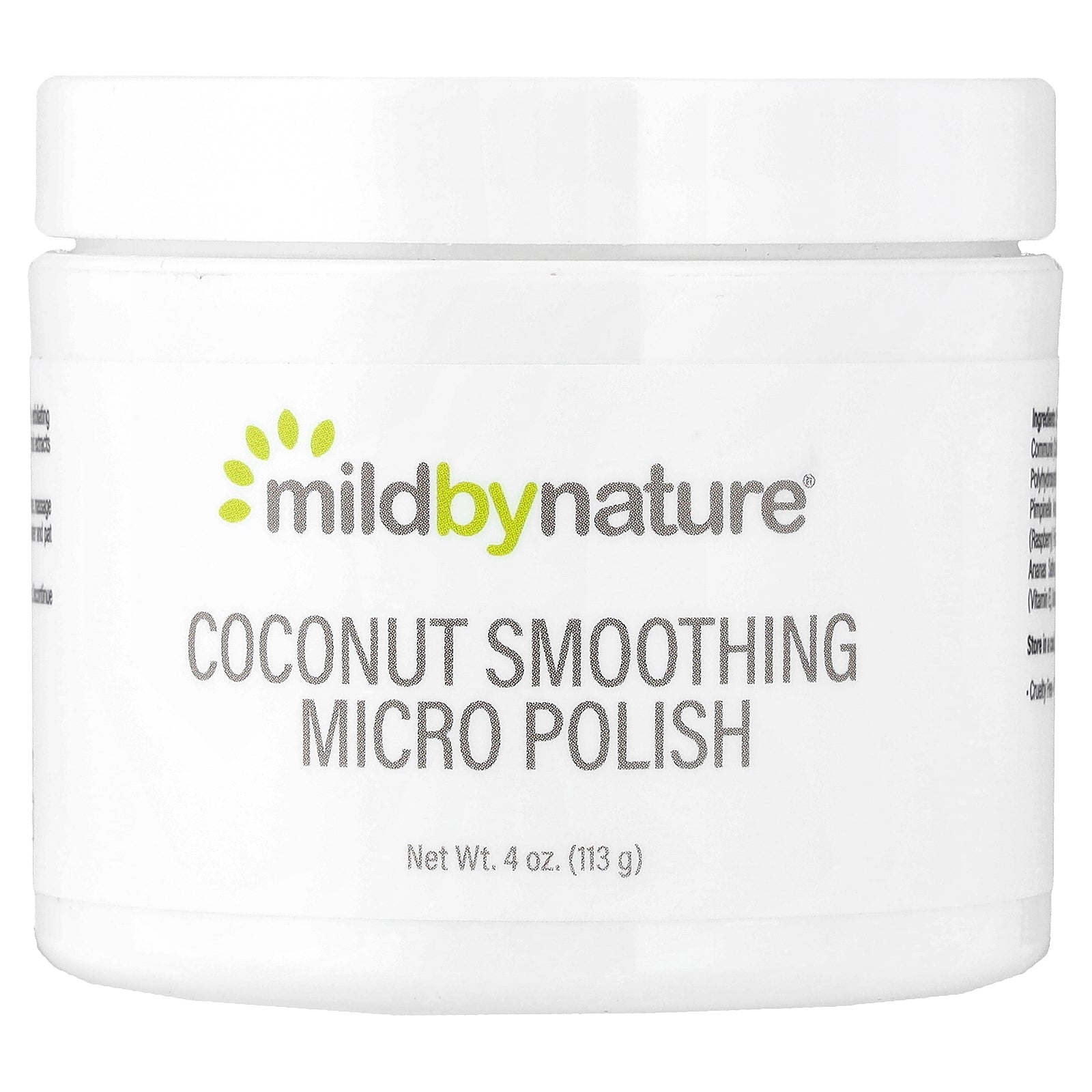Mild By Nature, Coconut Smoothing Micro Polish ,  4 oz (113 g)