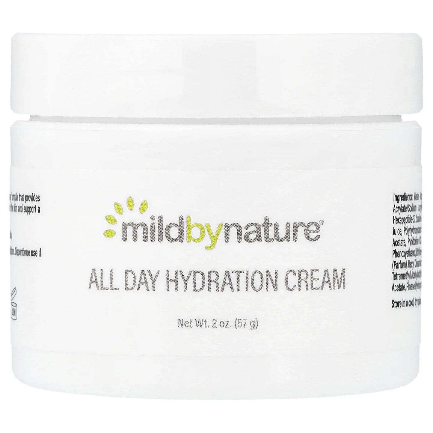 Mild By Nature, All Day Hydration Cream, 2 oz (57 g)