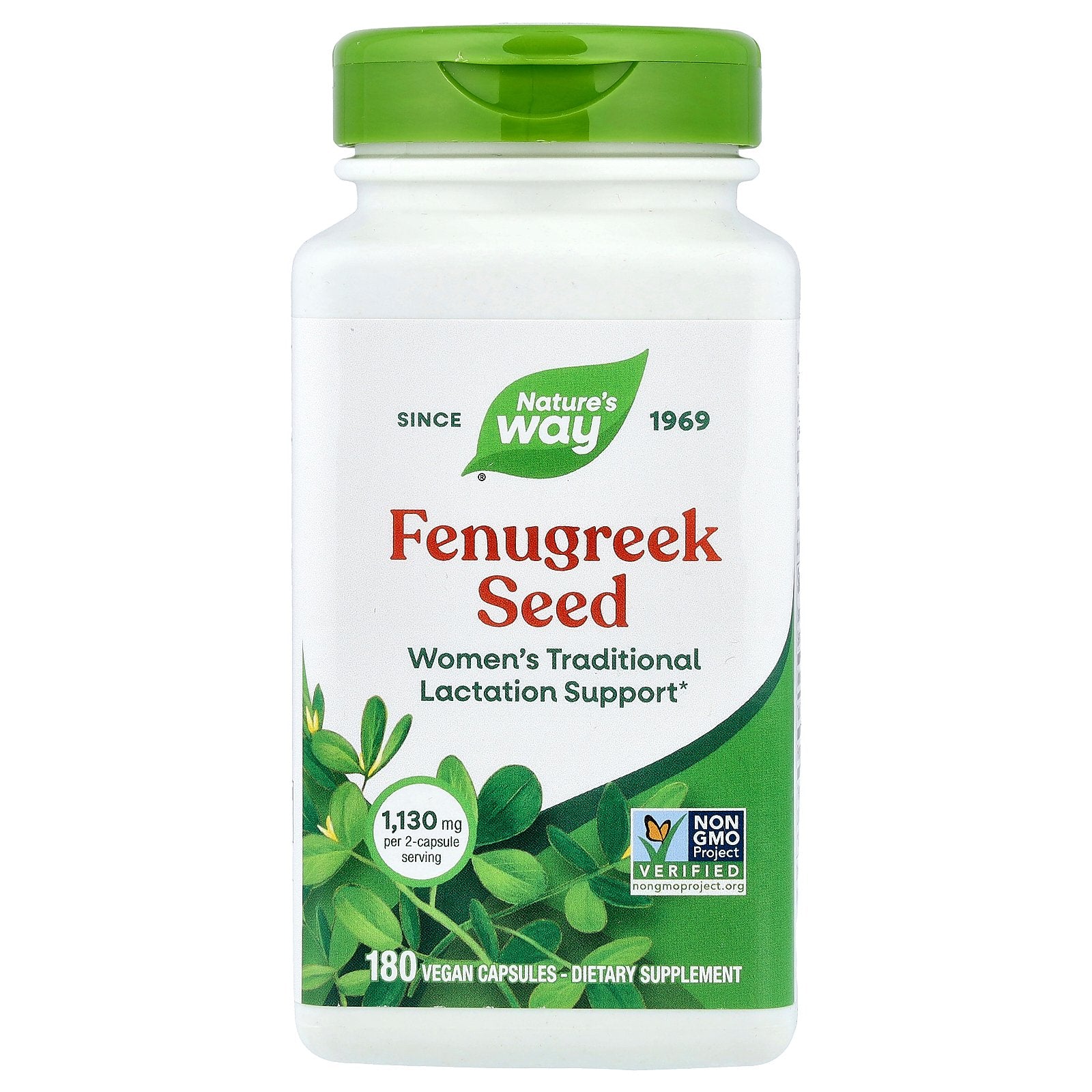 Nature's Way, Fenugreek Seed, 180 Vegan Capsules (565 mg per Capsule)