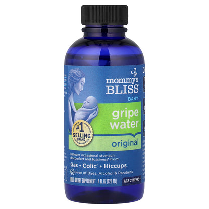 Mommy's Bliss, Original Gripe Water, Age 2 Weeks+, 4 fl oz (120 ml)