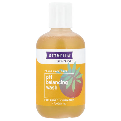 Emerita, pH Balancing Wash, Fragrance Free, 4 fl oz (118 ml)