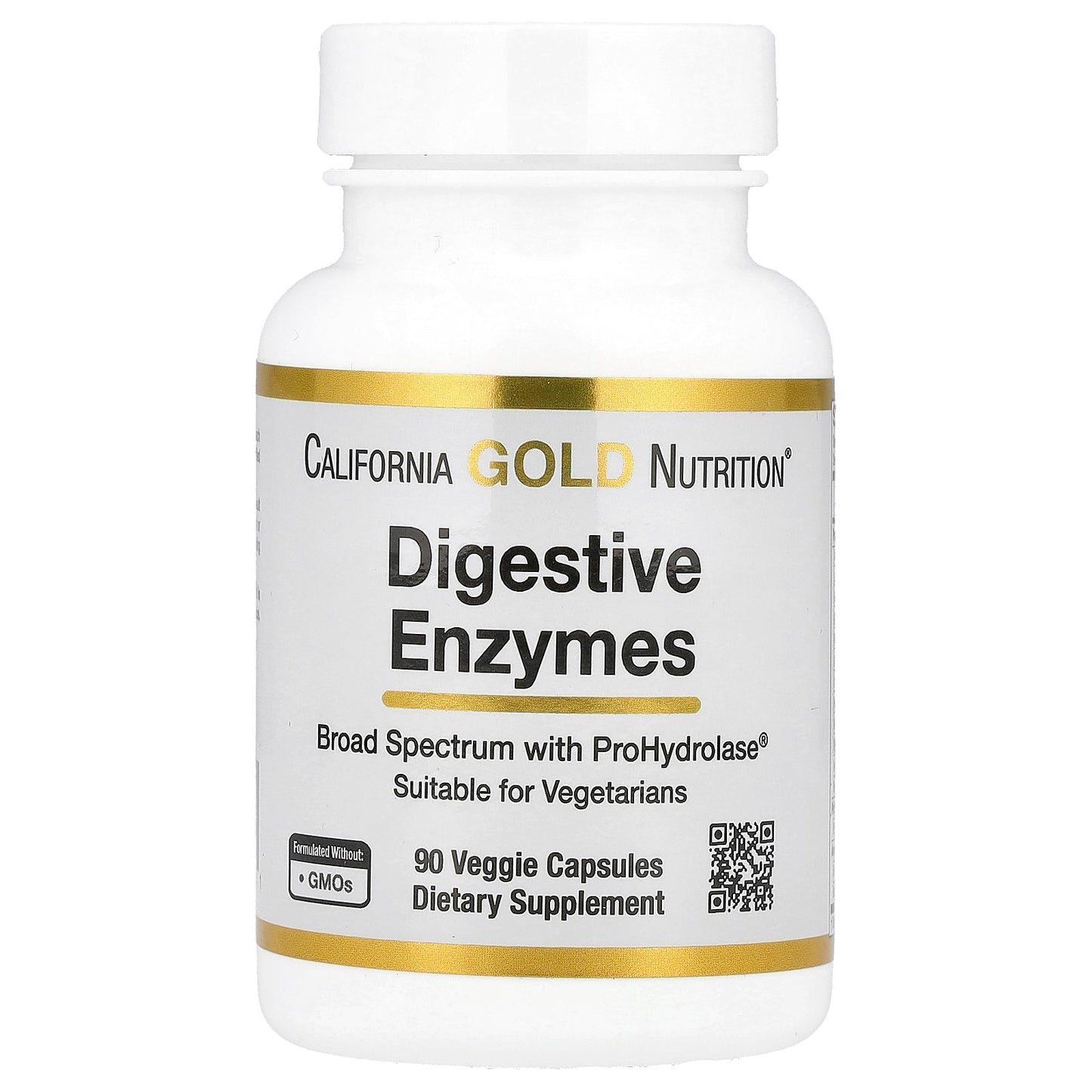 California Gold Nutrition, Digestive Enzymes, 90 Veggie Capsules