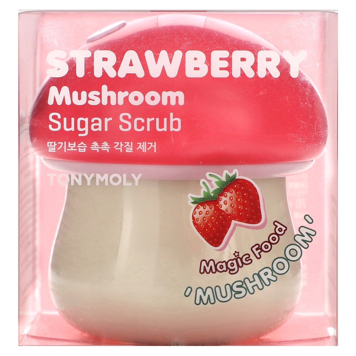 TonyMoly, Strawberry Mushroom Sugar Scrub, 70 ml