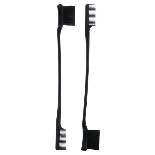 Kitsch, Dual Edge Brush & Comb, 2 Brushes