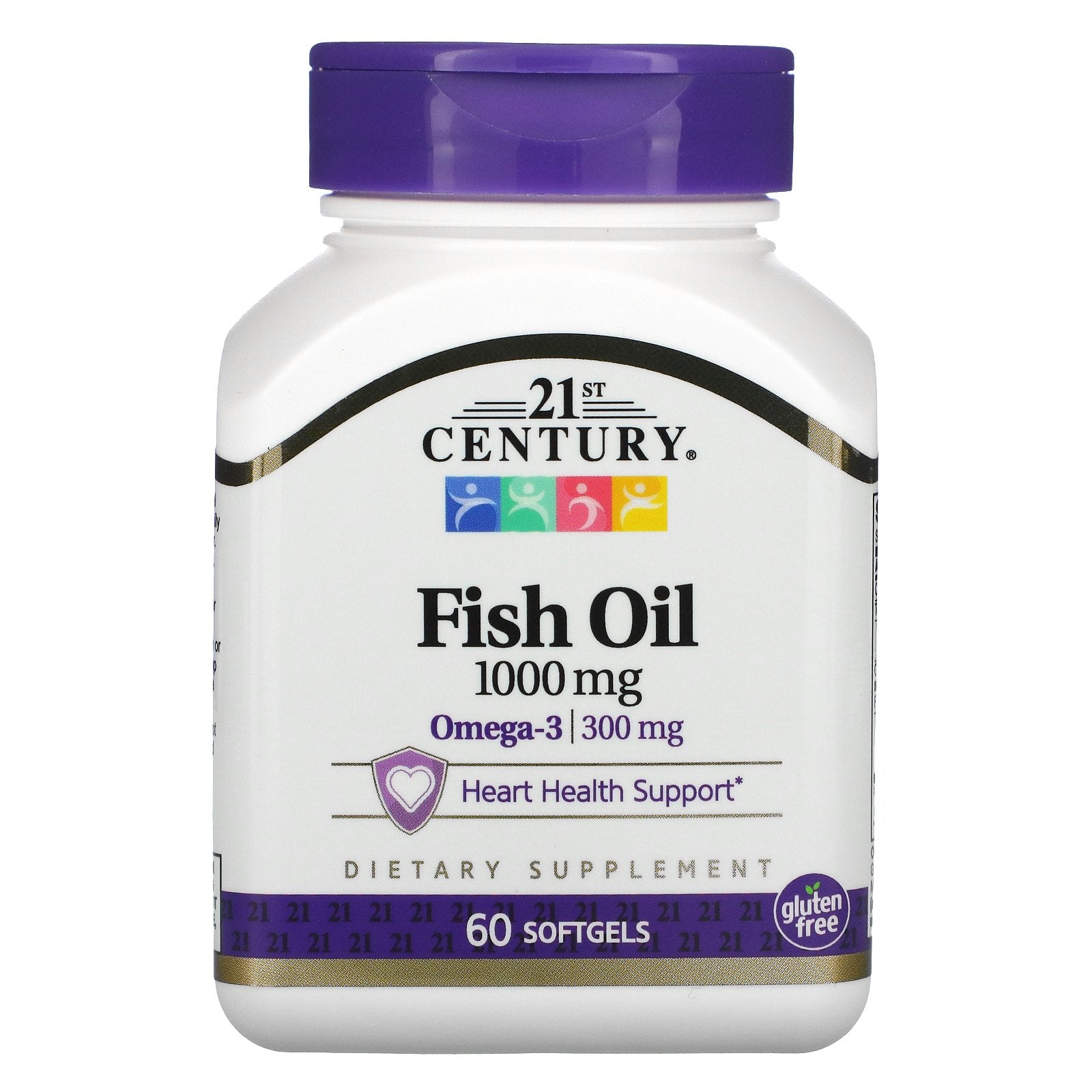 21st Century, Fish Oil, 1,000 mg, 60 Softgels