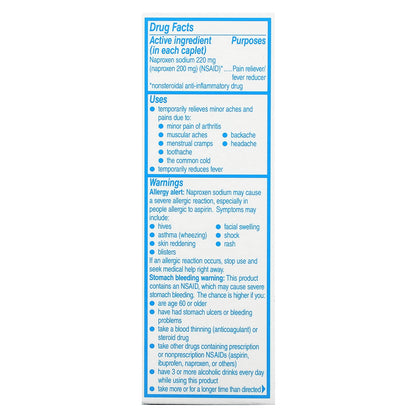 Aleve, Pain Reliever/Fever Reducer, 90 Caplets