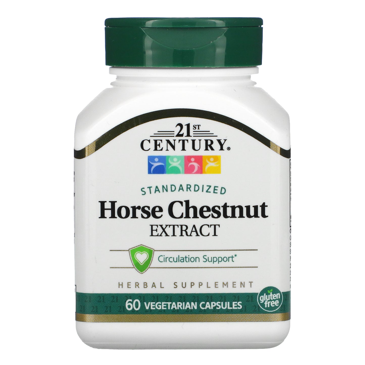 21st Century, Horse Chestnut Extract, Standardized, 60 Vegetarian Capsules (300 mg per Capsules)