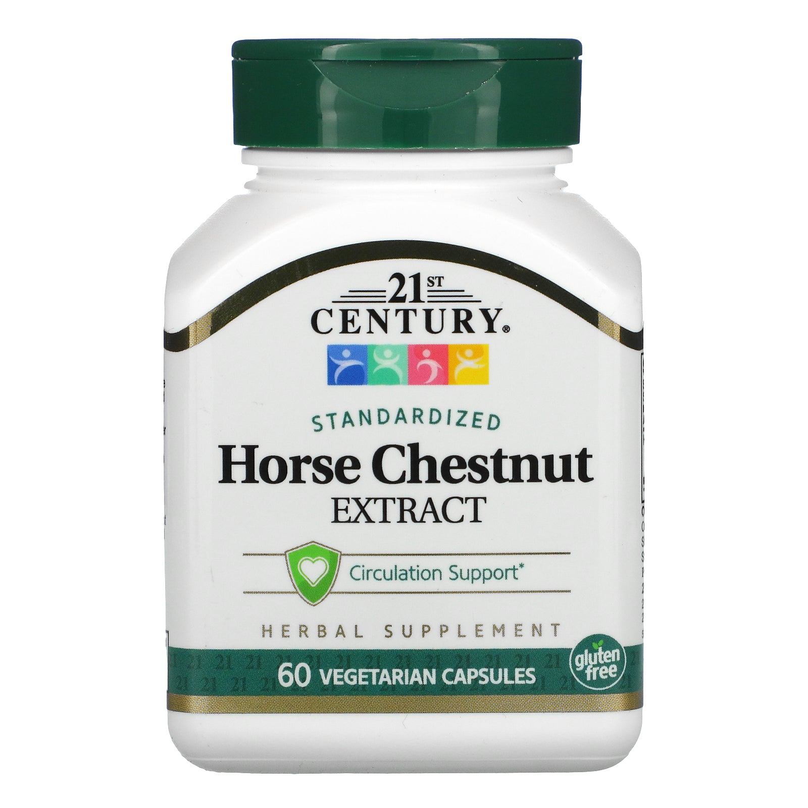21st Century, Horse Chestnut Extract, Standardized, 60 Vegetarian Capsules (300 mg per Capsules)