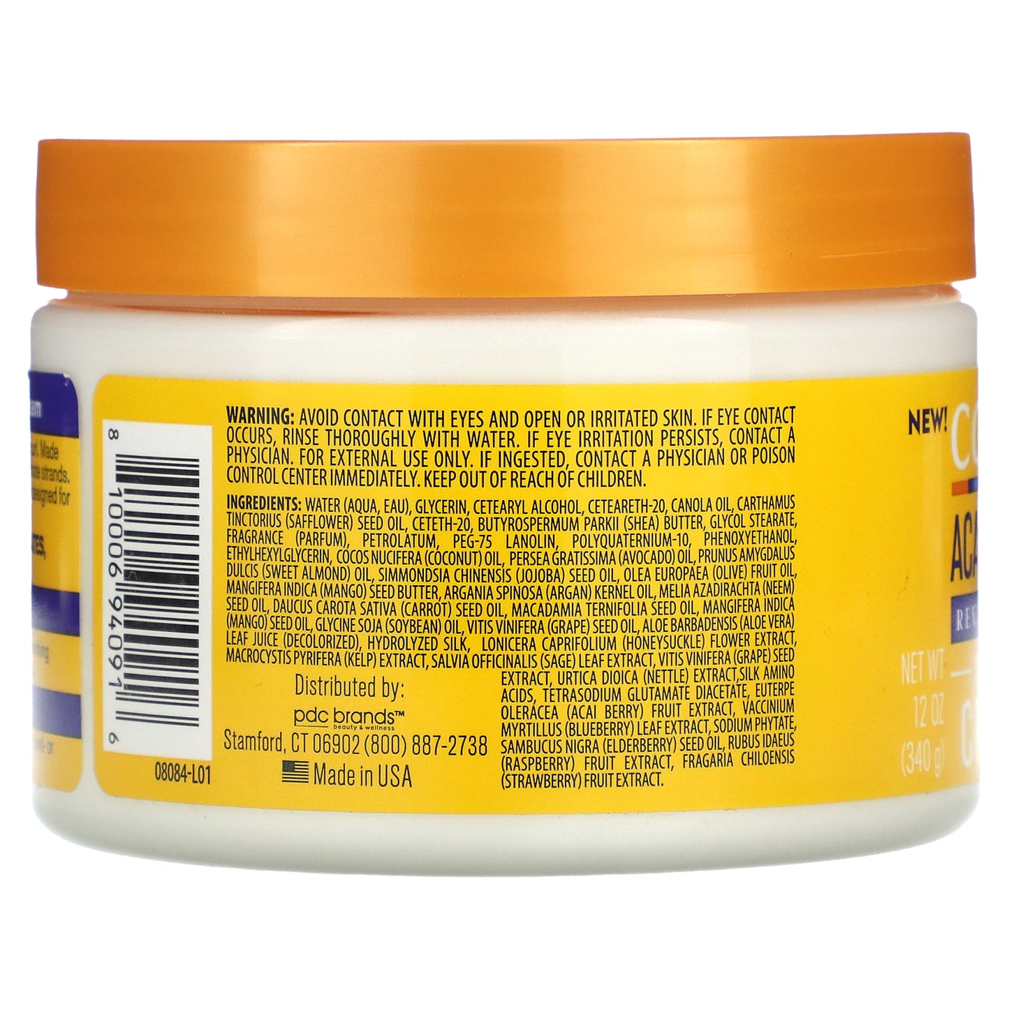 Cantu, Revitalizing Curling Cream, Acai Berry , 12 oz (340 g)