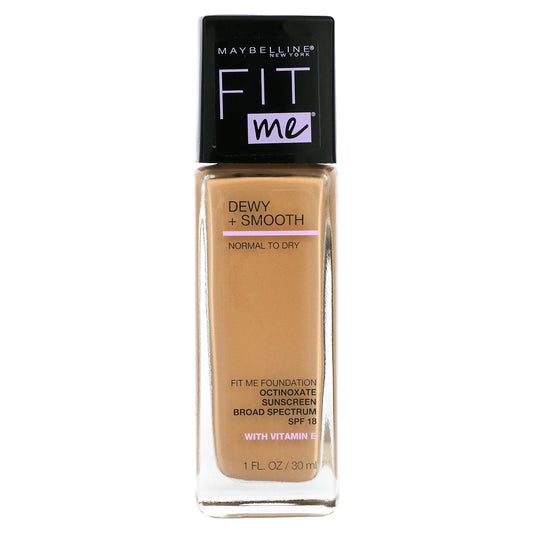 Maybelline, Fit Me, Dewy + Smooth Foundation, 125 Nude Beige, 1 fl oz (30 ml)