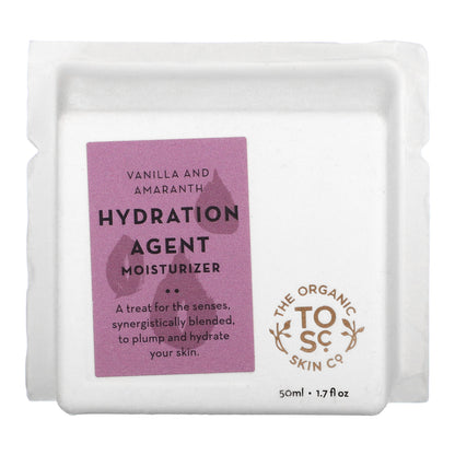 The Organic Skin Co., Hydration Agent Moisturizer, Vanilla and Amaranth, 1.7 fl oz (50 ml)