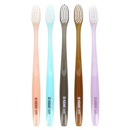 Kent, Ultra Soft Toothbrushes, Dual Edition, 5 Toothbrushes