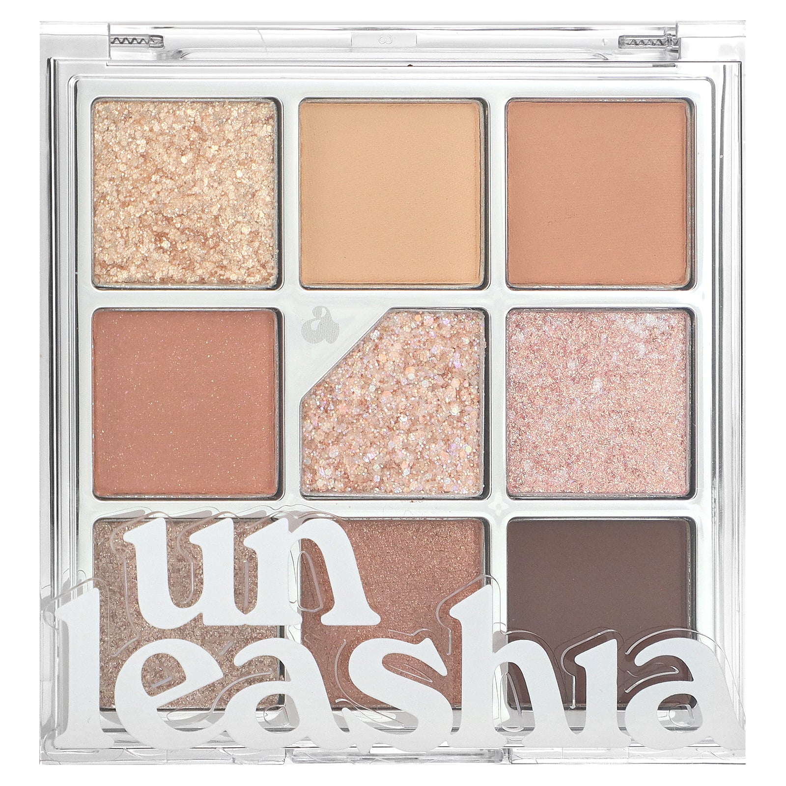 Unleashia, Glitterpedia Eyeshadow Palette, No.3 All of Coral Pink, 0.233 oz