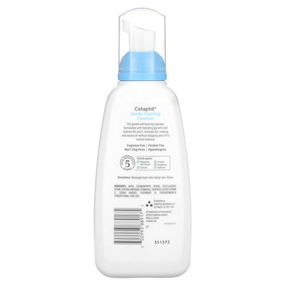 Cetaphil, Gentle Foaming Cleanser, Fragrance Free, 8 fl oz (236 ml)