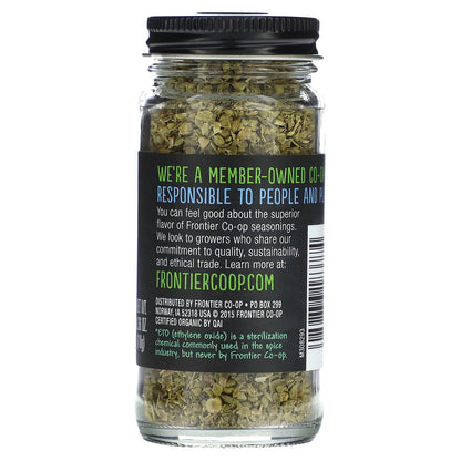 Frontier Co-op, Organic Oregano Leaf, 0.36 oz (10 g)