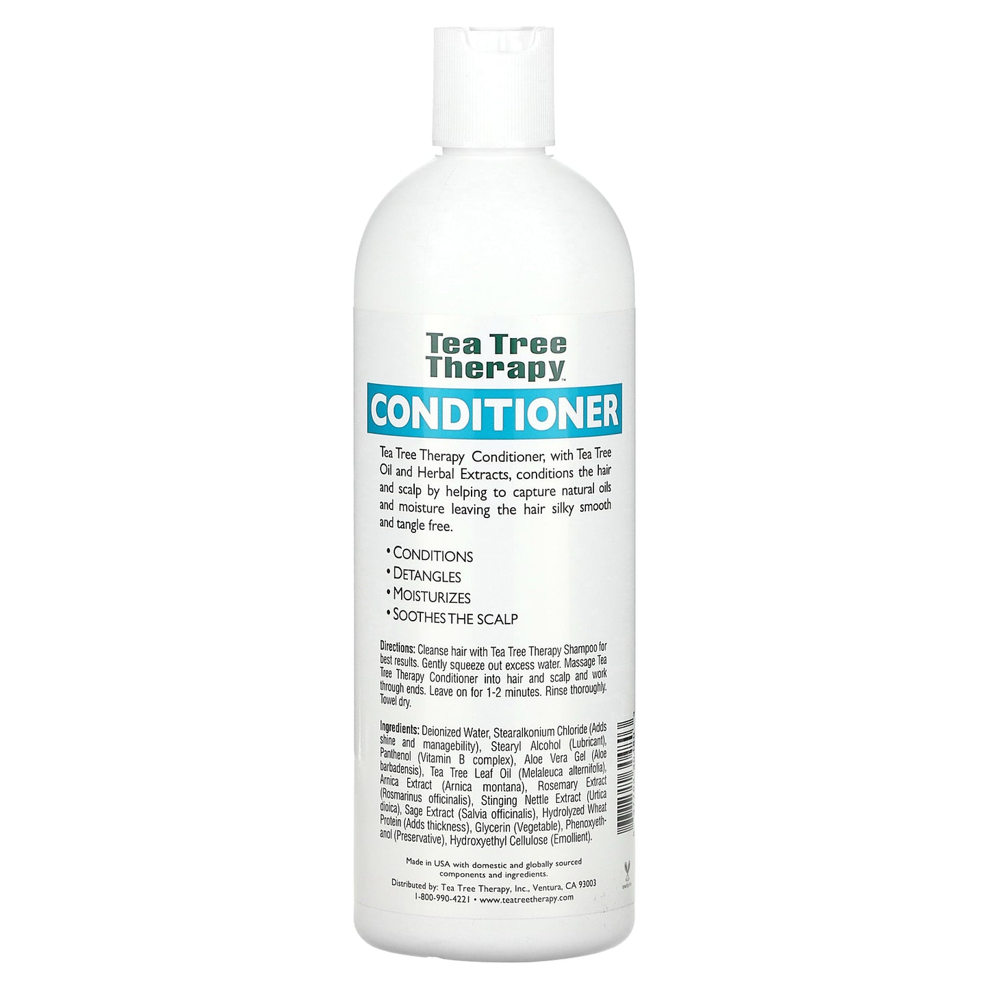 Tea Tree Therapy, Conditioner, With Tea Tree Oil and Herbal Extracts, 16 fl oz (473 ml)