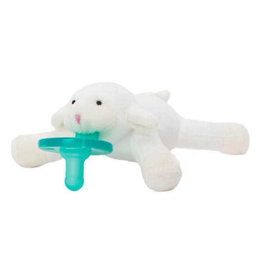 WubbaNub, Infant Pacifier, 0-6 Months, Little Lamb, 1 Pacifier