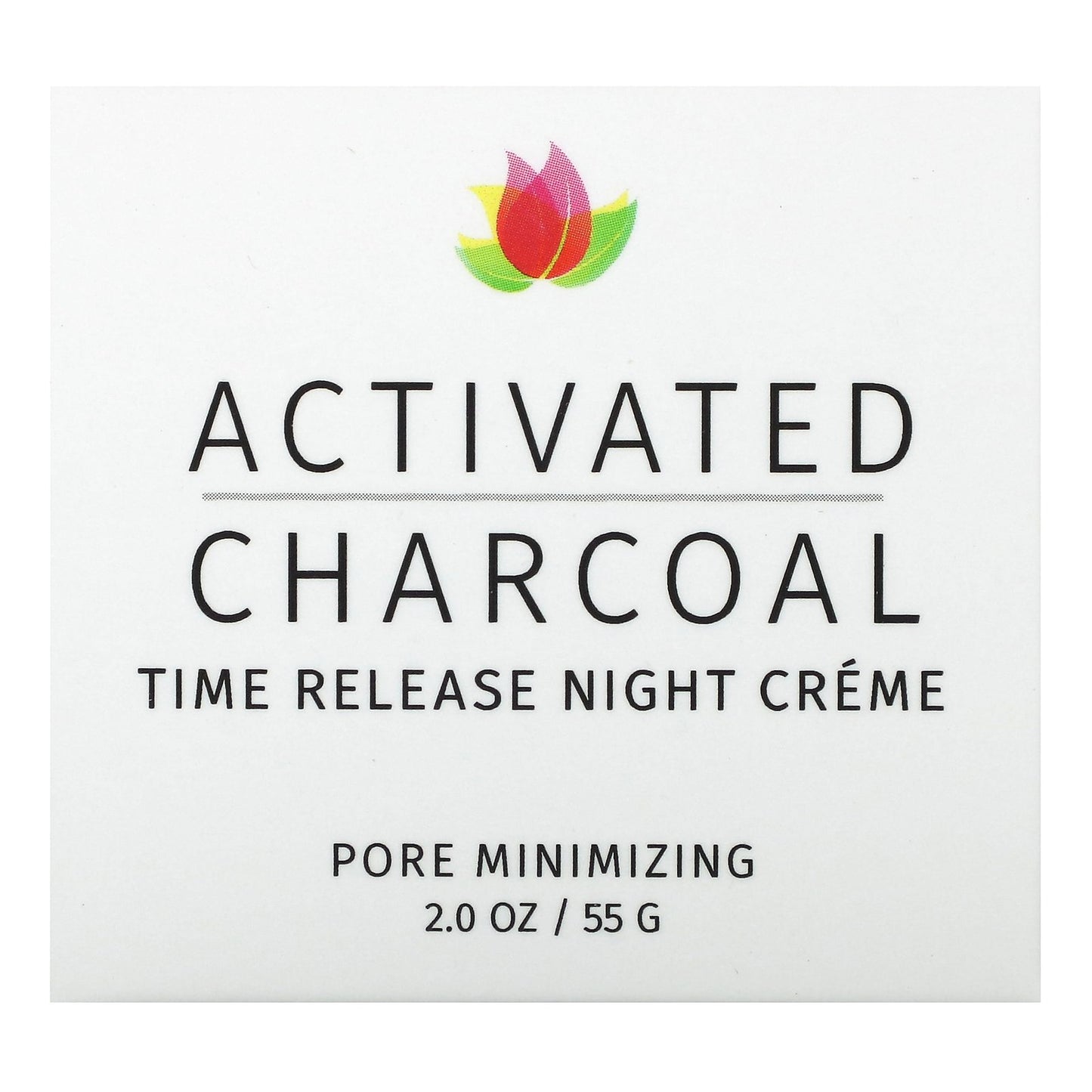 Reviva Labs, Activated Charcoal, Time Release Night Créme, 2 oz (55 g)