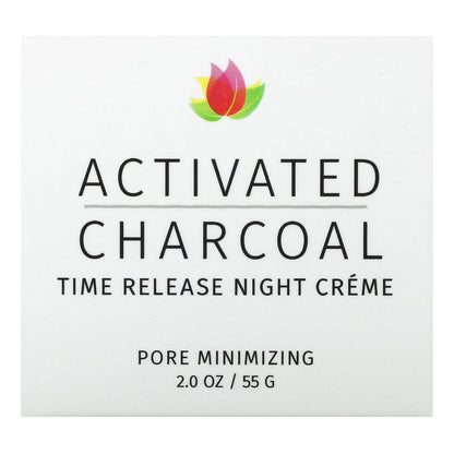 Reviva Labs, Activated Charcoal, Time Release Night Créme, 2 oz (55 g)