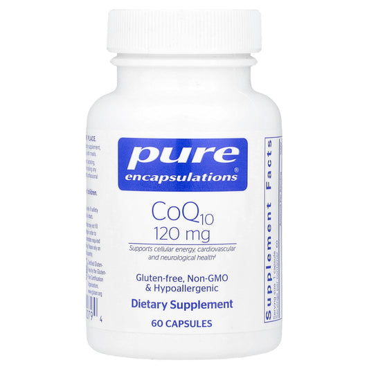 Pure Encapsulations, CoQ10, 120 mg, 60 Capsules