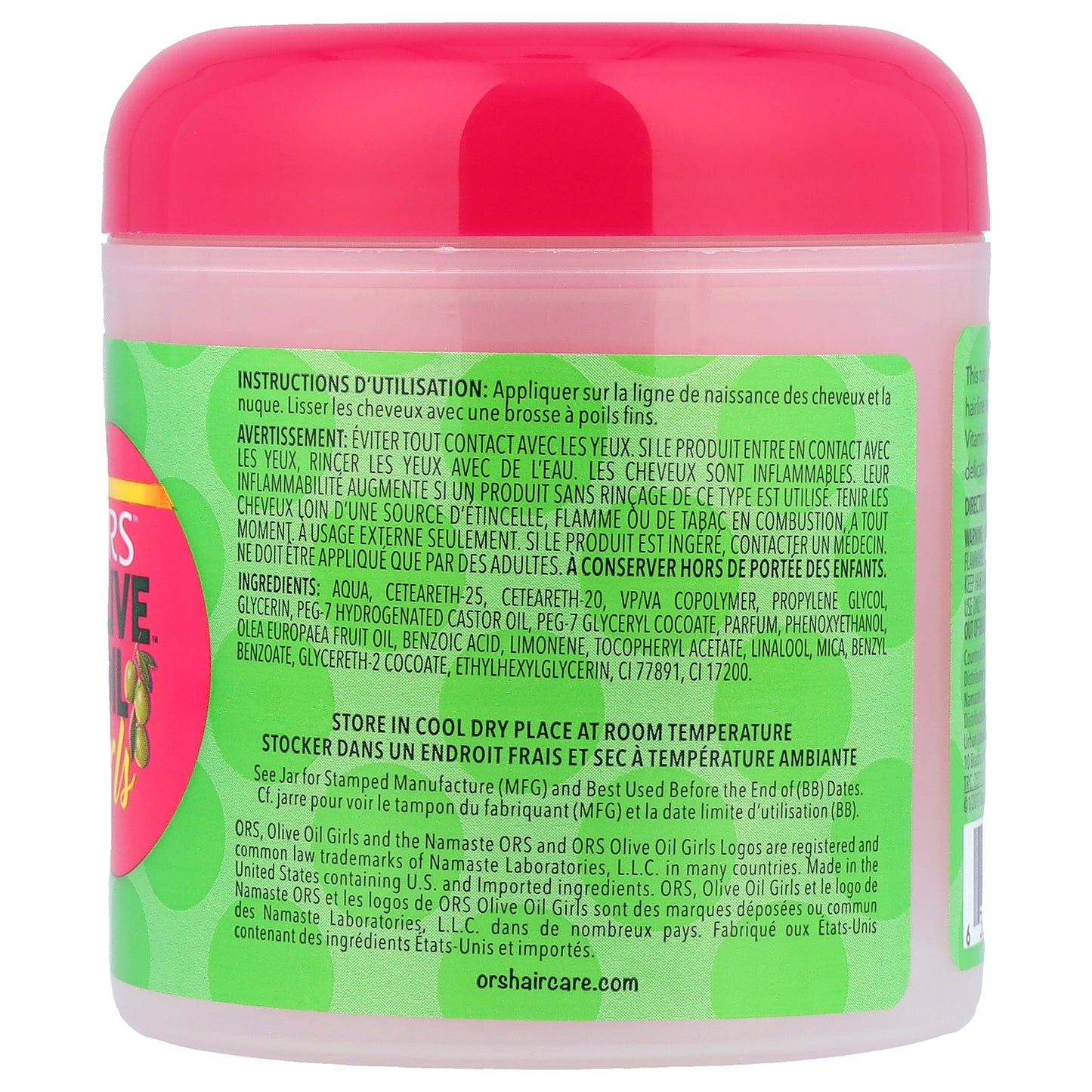 ORS, Olive Oil™ Girls, Fly-Away Taming Edge Gel, 5 oz (142 g)