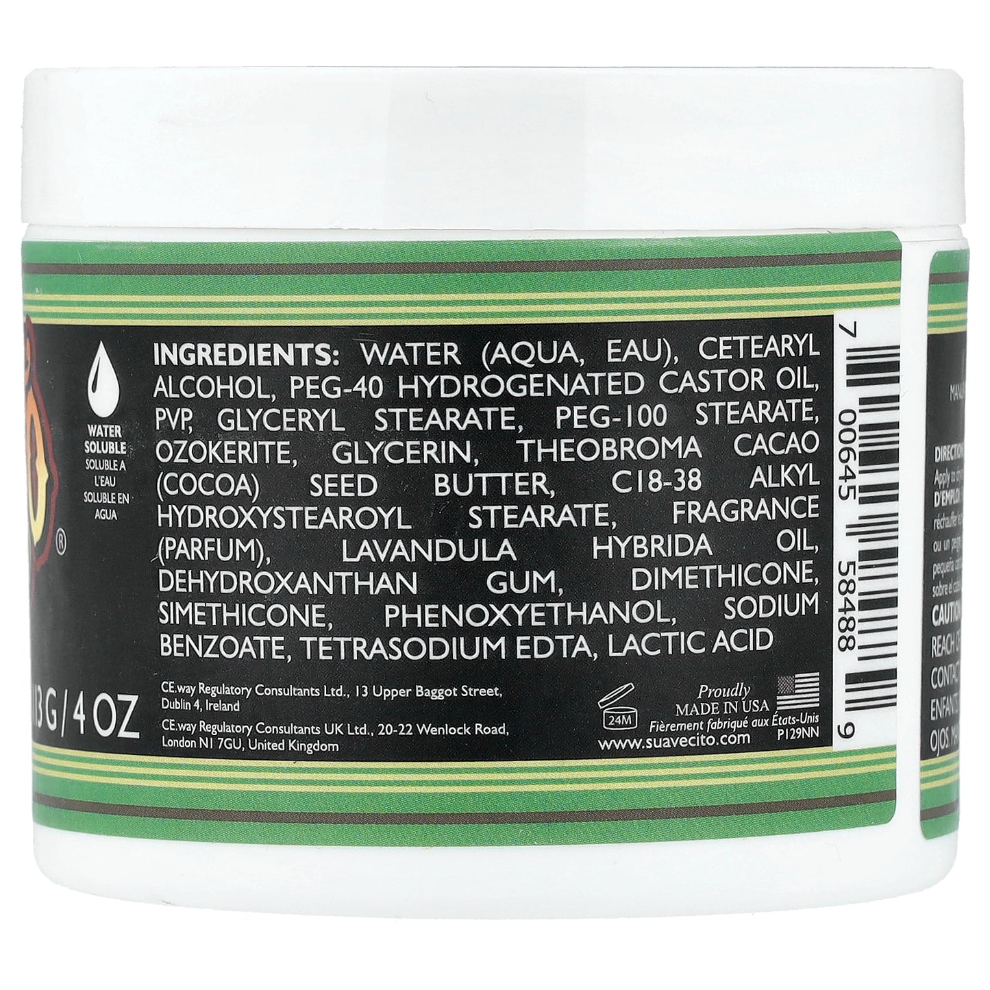 Suavecito, Pomade, Matte, 4 oz (114 g)