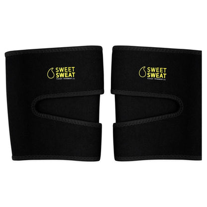 Sports Research, Sweet Sweat®, Thigh Trimmers, Medium, Black & Yellow, 1 Pair
