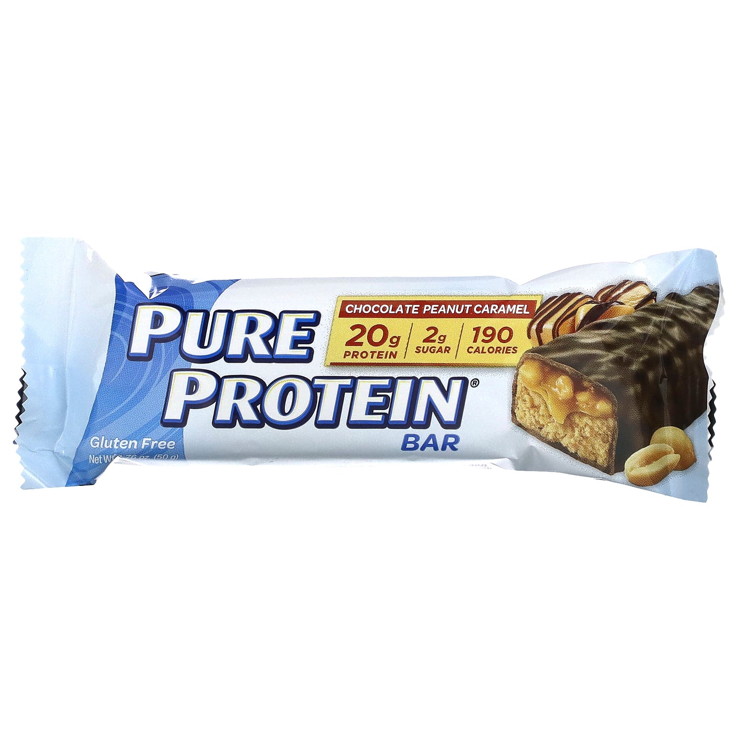 Pure Protein, Chocolate Peanut Caramel Bars, 6 Bars, 1.76 oz (50 g) Each