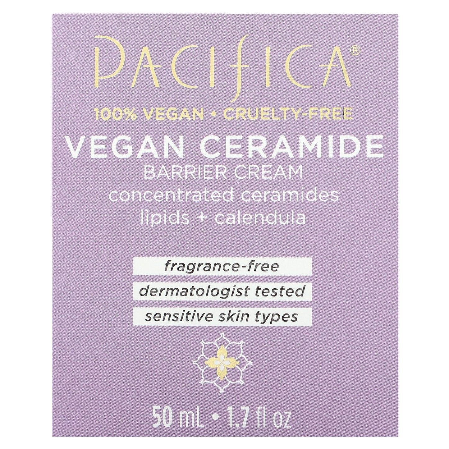 Pacifica, Vegan Ceramide Barrier Cream, 1.7 fl oz (50 ml)