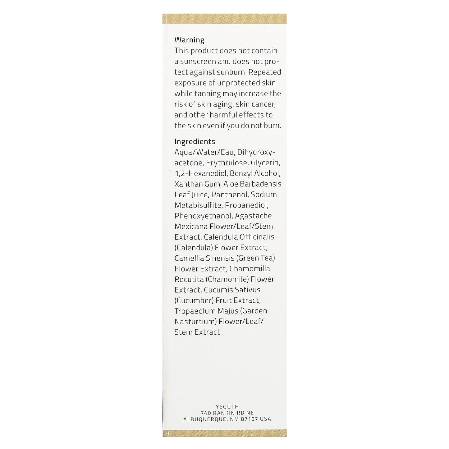 YEOUTH, Hydrating Self Tanning Drops, For Face & Body, Medium, 1 fl oz (30 ml)