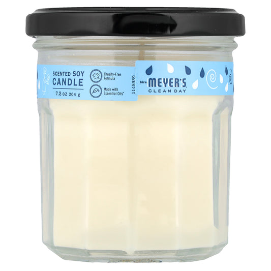 Mrs. Meyers Clean Day, Scented Soy Candle, Rain Water, 7.2 oz (204 g)