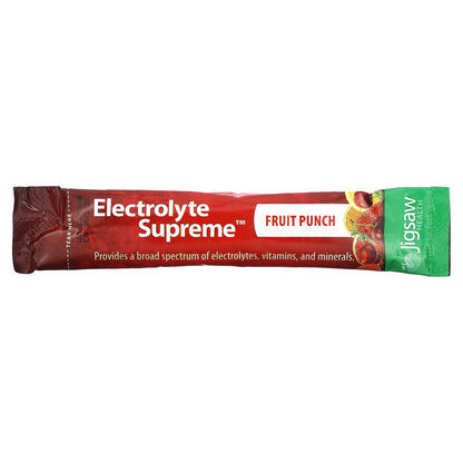 Jigsaw Health, Electrolyte Supreme™, Fruit Punch, 60 Packets, 5.6 g Each