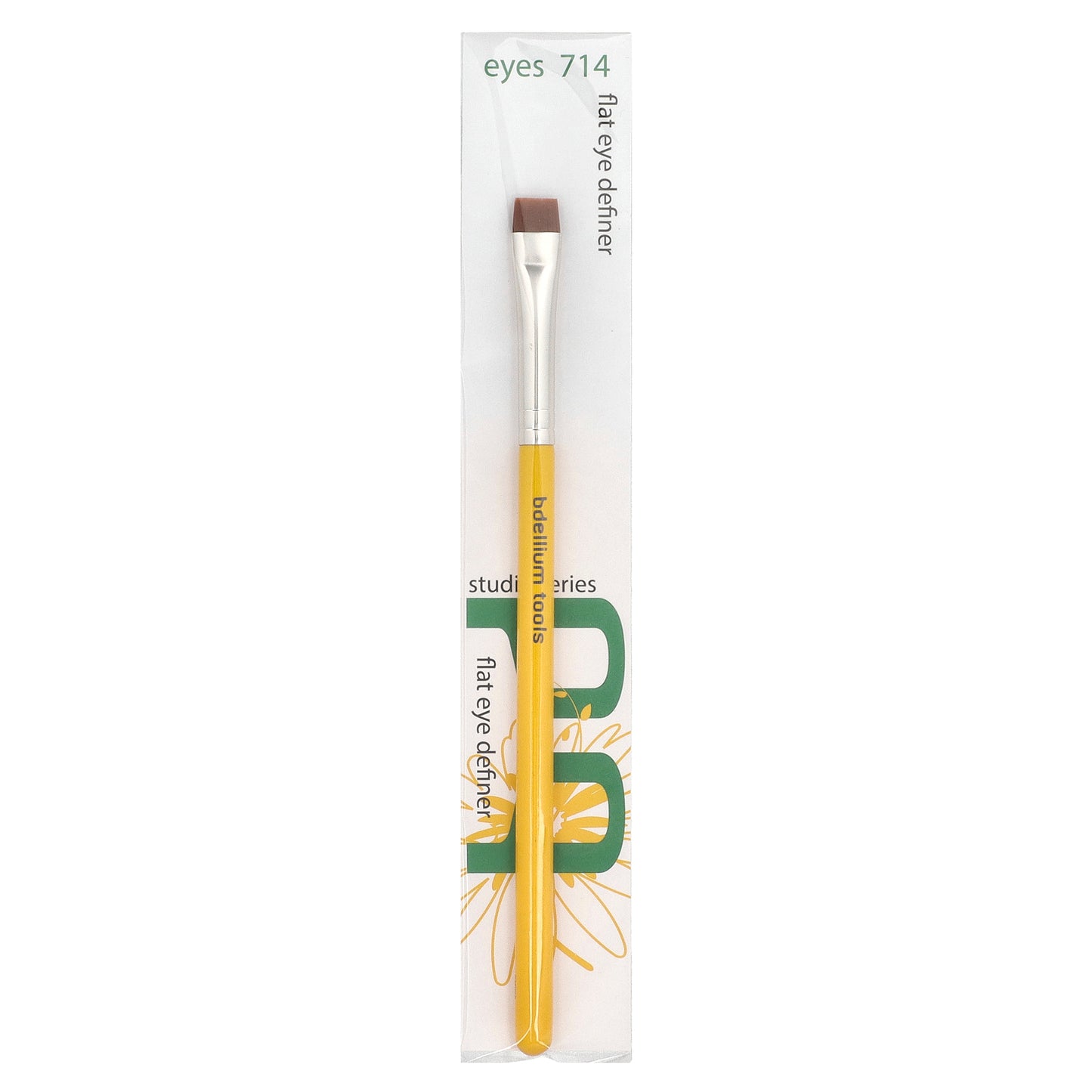 Bdellium Tools, Studio Series, Flat Eye Definer, Eyes 714, 1 Brush