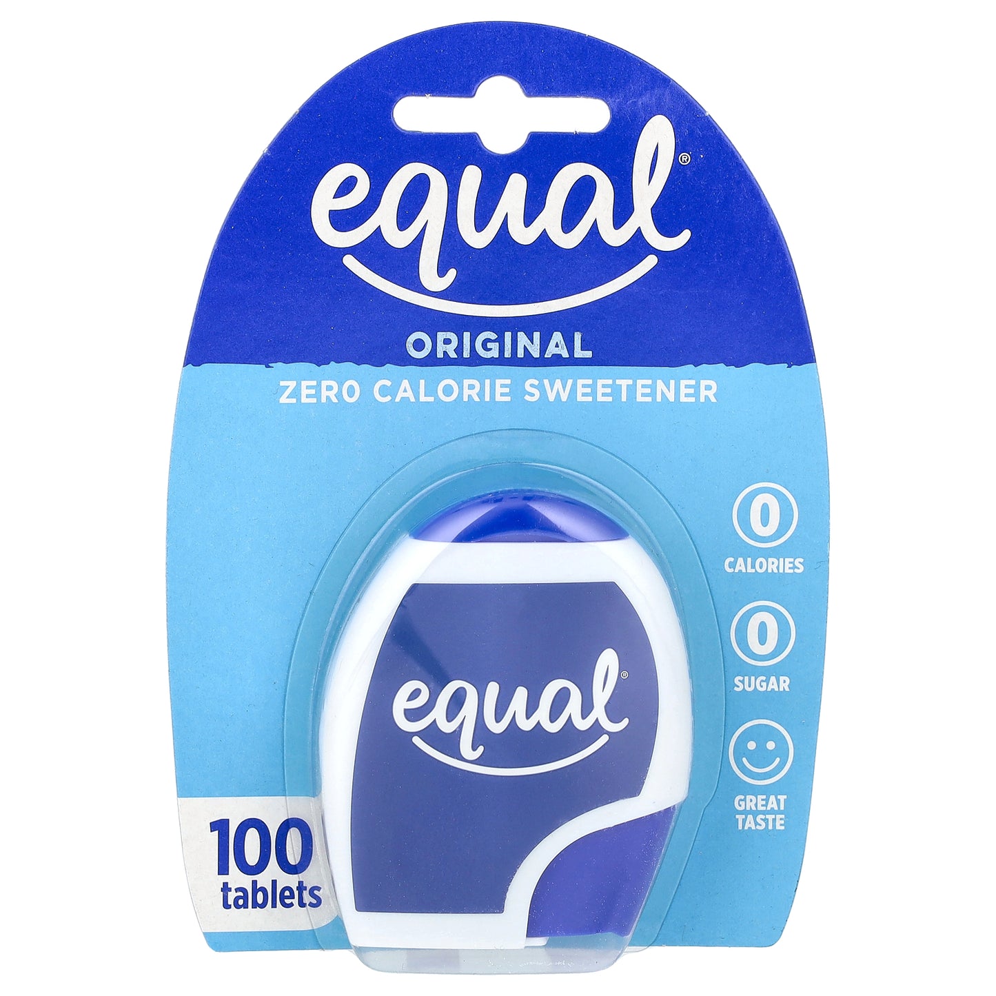 Equal, Zero Calorie Sweetener, Original, 100 Tablets