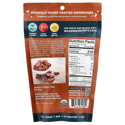Wilderness Poets, Pecans, 8 oz (226 g)