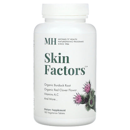 Michael's Health, Skin Factors, 180 Vegetarian Tablets