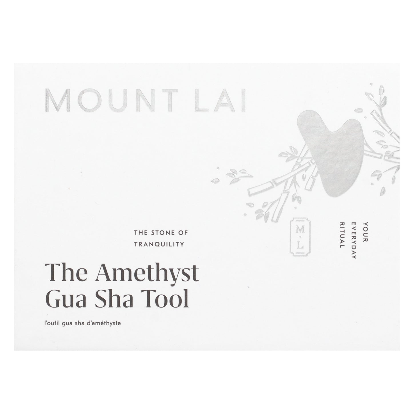 Mount Lai, The Amethyst Gua Sha Tool, 1 Tool