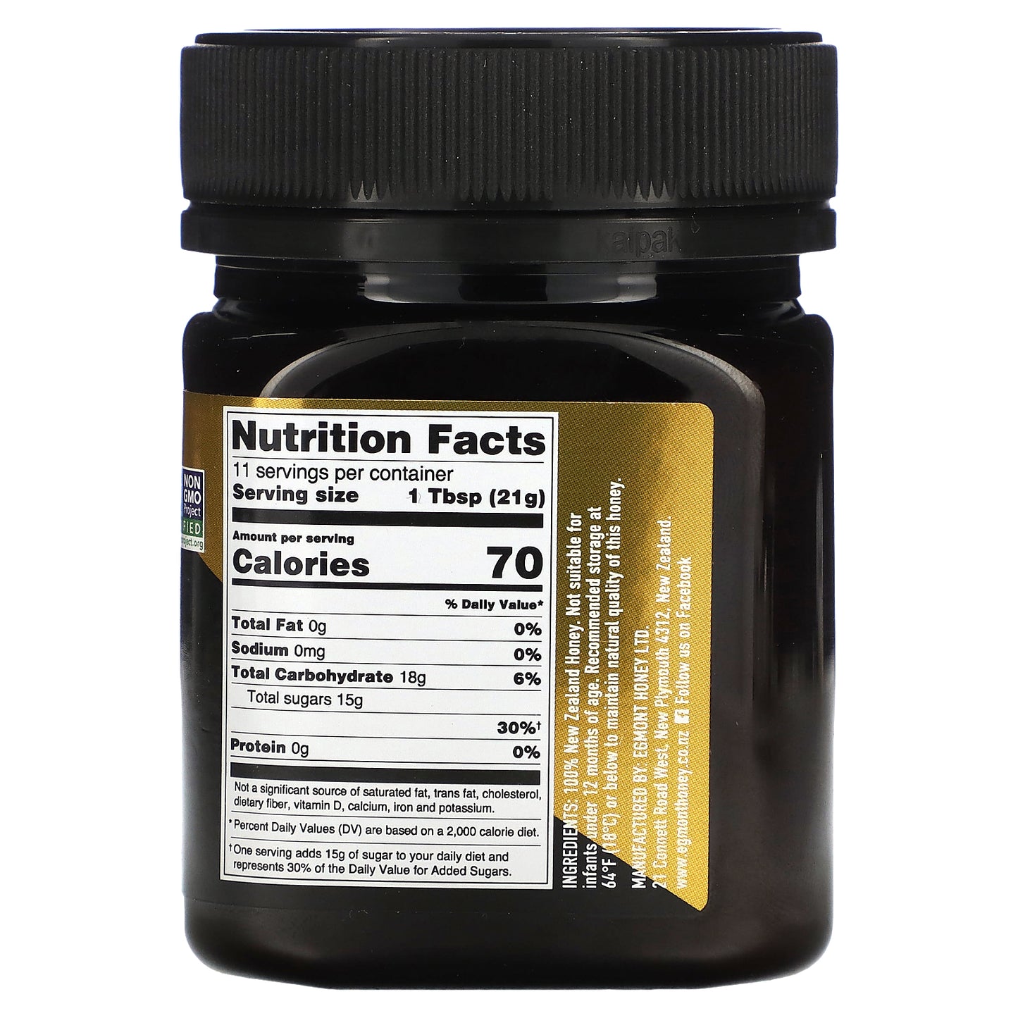 Egmont Honey, Manuka Honey, UMF 23+, MGO 1050+, 8.8 oz (250 g)